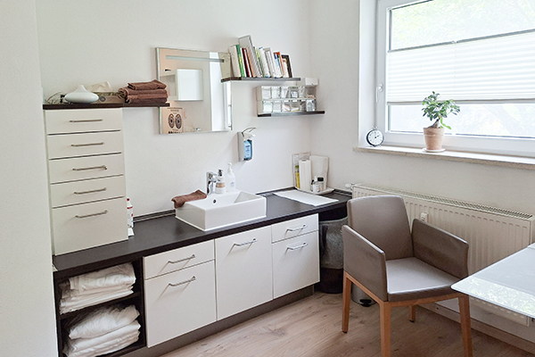 Behandlungsraum Osteopathie Jansen